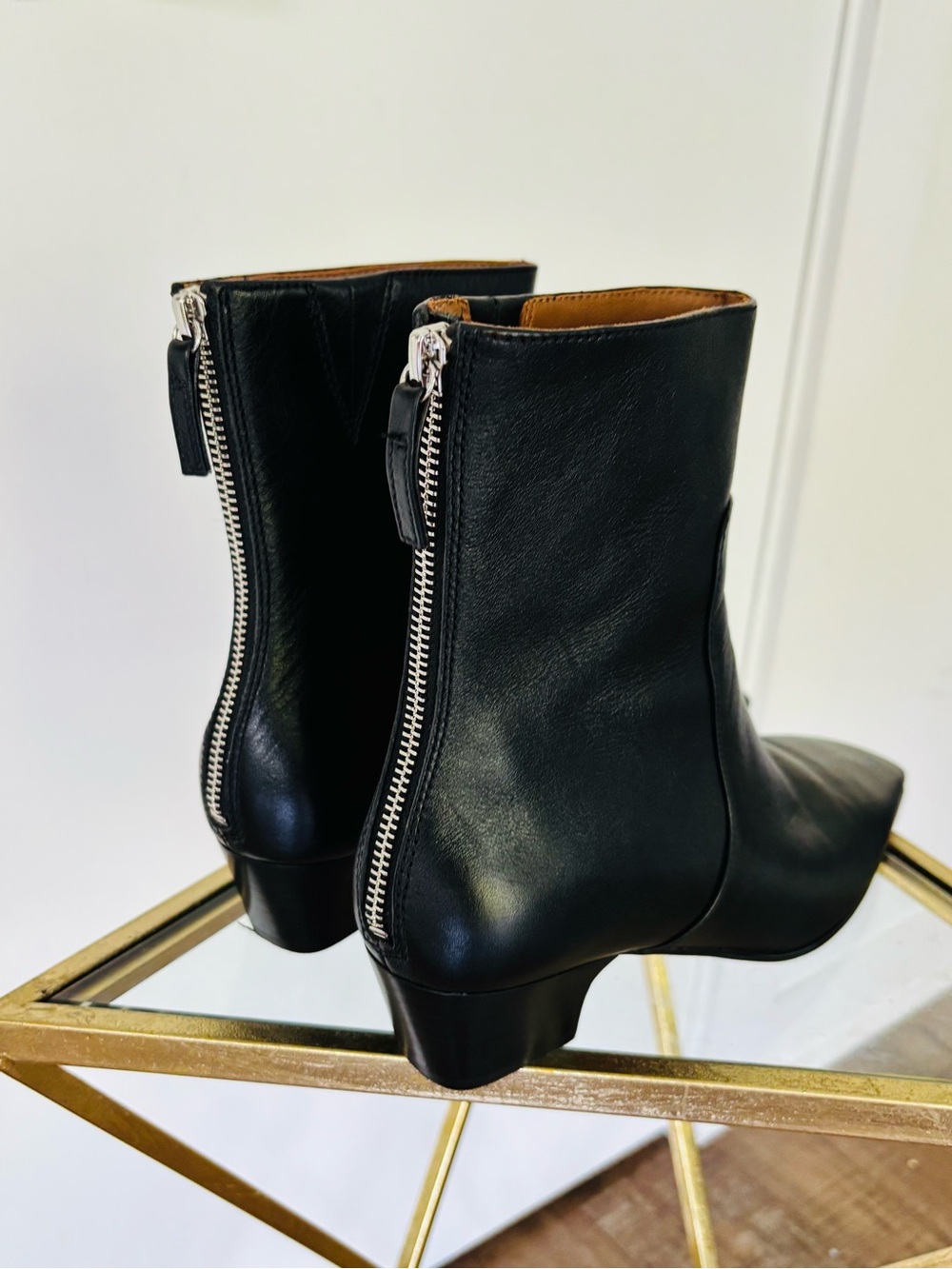 NWOB womens Madewell Lexie Boot in black leather size 8.5 - Picture 4 of 9